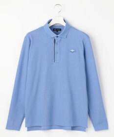 23区GOLF 長く愛せる定番人気！【MEN】【日本製】ハニカムカノコ 長袖ポロシャツ