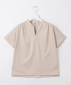 J.PRESS LADIES S プレーティングジャージー バンドカラー カットソー