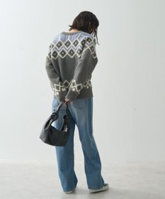 AMERICAN HOLIC フェアアイル柄ニットプルオーバー