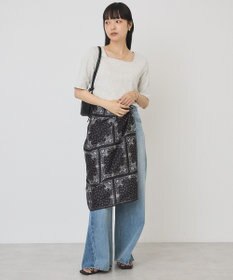 AMERICAN HOLIC スクエアネック5分袖プルオーバー