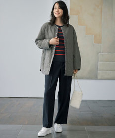 自由区 S 【洗える】パディングキルト アウター