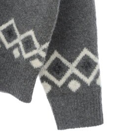 AMERICAN HOLIC フェアアイル柄ニットプルオーバー