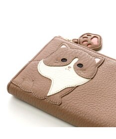 IBIZA アニマーダ　牛革　L字ファスナー長財布(ネコ)