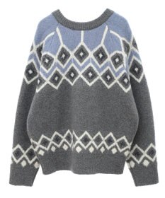 AMERICAN HOLIC フェアアイル柄ニットプルオーバー