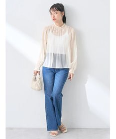 earth music&ecology マジョリカプリーツシアープルオーバー