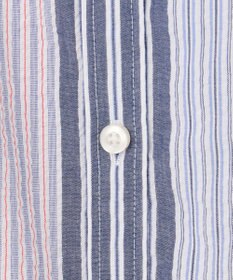 J.PRESS YORK STREET 【WOMEN】マルチストライプ シャツワンピース