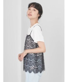 earth music&ecology ＳＥＴ２点レースキャミソール＋ＴＥＥ