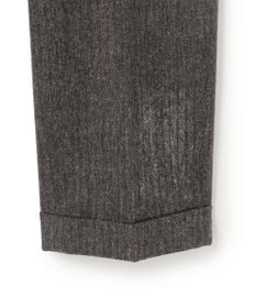 J.PRESS MEN 【J.PRESS ORIGINALS】Lambs Tweed New Piped Stem Slacks / Big Back Belt / Japan Made