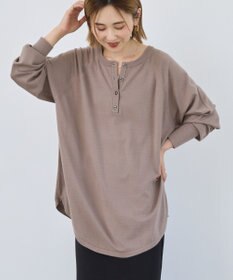 AMERICAN HOLIC バイパチ2WAYヘンリーネックニットプルオーバー