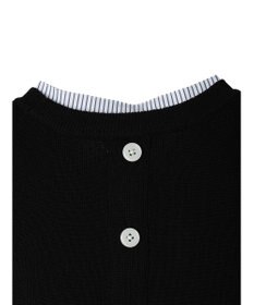 CRAFT STANDARD BOUTIQUE 【洗える】ニットベスト+シャツワンピース-SET