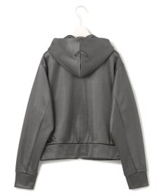 ICB 【洗える】サテンボンディング ジップアップパーカー