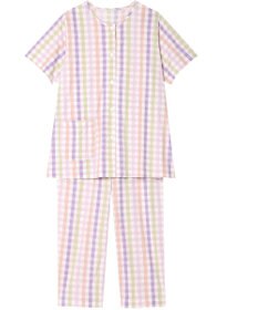 Wing ウイングスリープ パジャマ 5分袖 8分丈 綿100％ 天竺素材 レディース EP8025 ウイング／ワコール