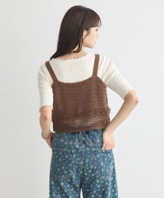 earth music&ecology フリンジニットビスチェ