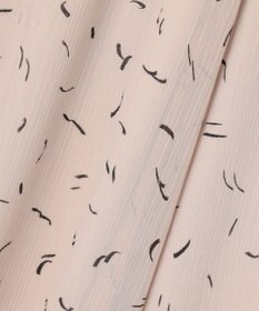 自由区 【XSサイズ～/洗える】ドローイングタッチプリント ギャザースカート