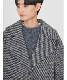 AMERICAN HOLIC ツイードライクコクーンミディコート