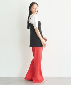 earth music&ecology 【セットアップ対応】フラップボタンビスチェ