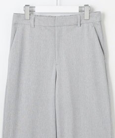 J.PRESS LADIES L 【洗える】リネンライクジャージー ワイド パンツ