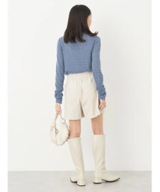 earth music&ecology 起毛レースハイネックインナー