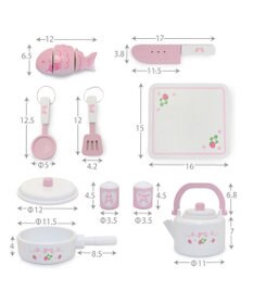 Mother garden マザーガーデン  スウィートストロベリーキッチン 《キッチンツール 9点付き》