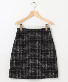 組曲 ラメステッチツイード スカート
