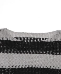 WEGO オフショルメッシュニット