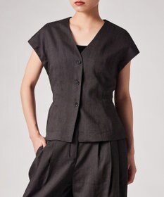 Paul Smith レーヨンリネン Vネックジレ