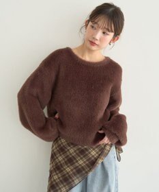 earth music&ecology Ｗフェイスシャギープルオーバー