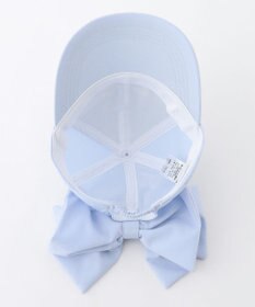 ANY KIDS 【日よけ付き】2WAYリボン刺繍キャップ