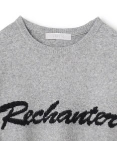 UNFILO ふわふわニット ロゴジャガード