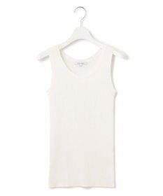 23区 L 【洗える】ニットリブ タンクトップ