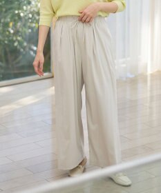 ANY 【新色追加/ウエストゴム】清涼リラックスハイウエストパンツ