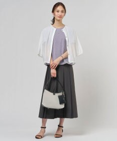 J.PRESS LADIES 【冷房対策に】シアードライトリコット クルーネック カーディガン