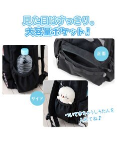 Mother garden しろたん 透明窓付 リュック 《ブラック》