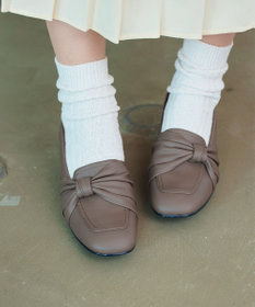 Tiaclasse 【安田美沙子さん着用】リボンローファー