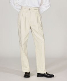LENO DOUBLE BELTED GURKHA TROUSERS 《UNISEX》 ダブルベルトグルカパンツ