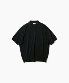 ATON COTTON WASHI KNIT | ハーフスリーブポロセーター - UNISEX