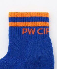 PW CIRCULUS 【虫よけ加工】【WOMEN】ラインソックス ショート丈  ゴルフウェア レディース
