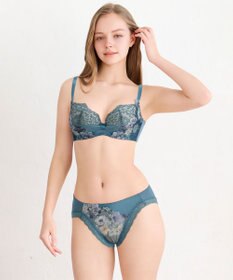 WACOAL ブラジャー 【リボンブラ 脇すっきり】 脇高設計 着やせシルエット 動いても谷間キープ Gカップまで対応 大きいサイズ レディース BXB443 /ワコール