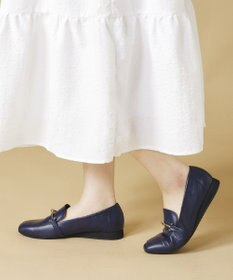 Dominic3 軽量 ノットビットソフトレザーローファー