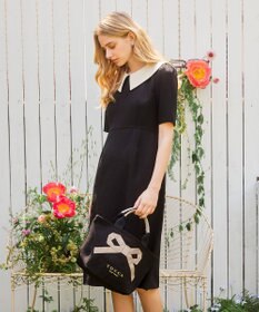 TOCCA 【00サイズあり・洗える・UVケア】FLYING SAUCER ドレス ブラック系