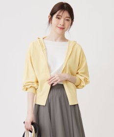 ANY SIS 【接触冷感・UVケア】ニットフーディー カーディガン