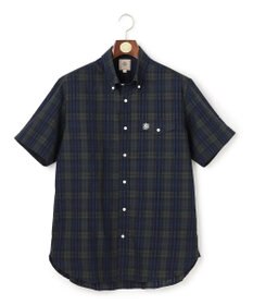 J.PRESS MEN 【Aero Weave】クールマックスサッカー チェック シャツ / B.D.