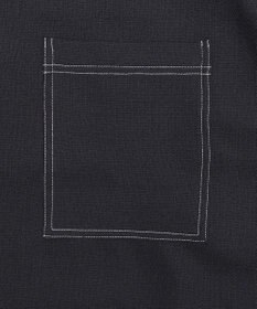 WEGO 【ユニセックス着用ITEM/MLサイズ展開】カラーステッチシャツジャケット