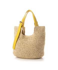 UNBILLION cachecache ベルトハンドルベーシック手編みトートバッグ