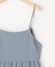 組曲 【WEB限定】クレープストレッチ ティアードキャミワンピース