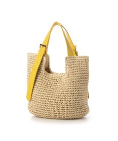 UNBILLION cachecache ベルトハンドルベーシック手編みトートバッグ