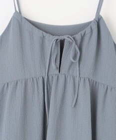 組曲 【WEB限定】クレープストレッチ ティアードキャミワンピース