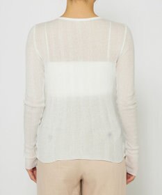 uncrave 【手洗い可】シアー ランダムリブ カットソー（uncrave STANDARD）