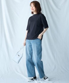 ANY 【接触冷感/UVケア】マルチファンクションモックネックTシャツ