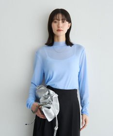 YECCA VECCA ハイネックシアートップス